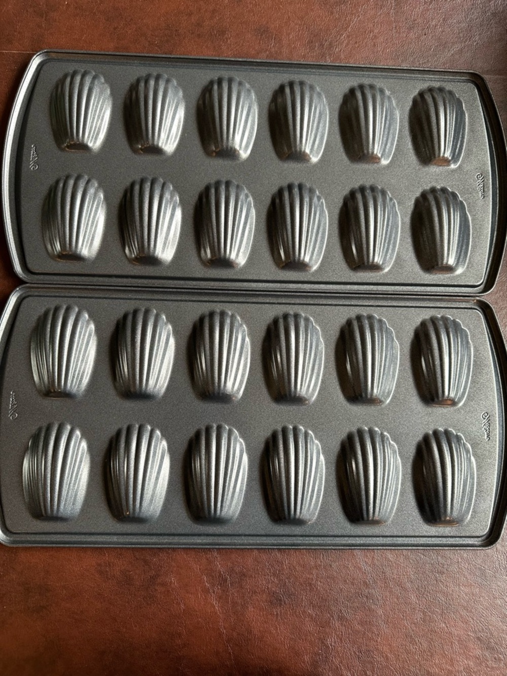 Wilton Madeleine Cookie Baking Pans Set of 2 - Picture 5 of 7